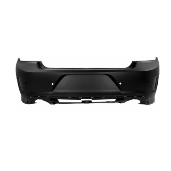 New Aftermarket  Unpainted Rear Bumper Cover Replaces 5PP50TZZAD With 4 Park Assist Sensor fits 2017-2018 Dodge Charger Daytona 392 Sedan 4-Door
