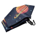 thumbnail image 6 of FORMRS Travel Umbrella Folding Auto Open Close Windproof Rain UV Protection, Rocket Pattern, 6 of 8
