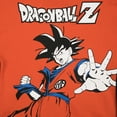 thumbnail image 4 of Dragon Ball Z Goku Long Sleeve Orange & Blue Contrast Zip Hoodie-Medium, 4 of 7