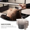thumbnail image 3 of Miangastore 3Pcs Hair Dye Bowl Professional Hair Color Bowls Plastic Mixing Tint Bowl Set, 3 of 9