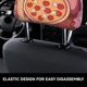 thumbnail image 4 of Juego de Pizza Funda Protectora Universal para Reposacabezas de Coche, Funda Elástica para Reposacabezas de Asiento de Auto, Funda de Tela Antipolvo, Accesorios de Interior 2 Piezas, 4 of 6
