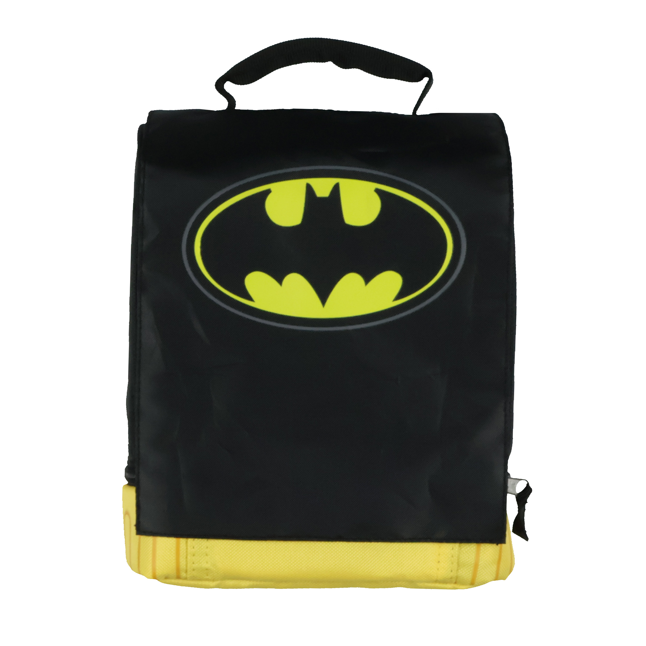 DC Comics Batman Lunch Box Dual Compartment Insulated 3D Cape Food Bag 10"