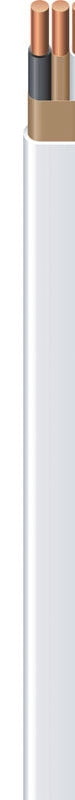 Southwire 28827472 Sheathed Cable, 14 AWG Wire, 2-Conductor, Copper Conductor, PVC Insulation, Nylon
