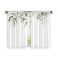 thumbnail image 5 of Innerwin Tringle à Rideau Poche Fente Panneau Rustique Imprimé Floral Aquarelle Rideaux Courts Anti-Moisissure Traitement de Fenêtre Style -7 27 Pouces*47 Pouces(70*120cm)*2, 5 of 5