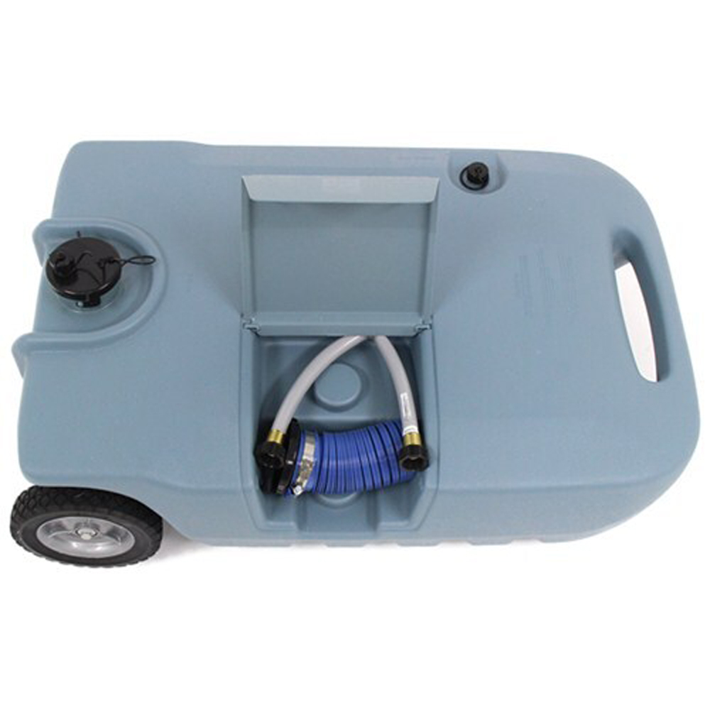 Tote-N-Stor 25608 2 Wheel 25 Gallon Portable RV Sewage Waste Tank Tote Carrier