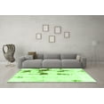 thumbnail image 3 of Ahgly Company Indoor Rectangle Abstract Green Modern Area Rugs, 2' x 4', 3 of 4