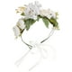thumbnail image 4 of KAKOWELY Diadema para mujer, banda para el cabello para novia, banda para el cabello con flores, accesorio para el cabello de novia, tocado floral, 4 of 5