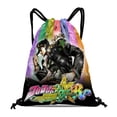 thumbnail image 1 of Las Extrañas Aventuras de JoJo Mochila de Cuerdas para Deportes y Gimnasio, Bolsa de Cuerdas Resistente al Agua, Bolsa Cinch, 30×40cm, 1 of 6