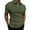 Army Green, variant on YuXingFu Men'S Shirts Xxl Clothes Under $5.00 Men Tshirts Mens Shirts Short Sleeve Shirts Wine M Men Casual Solid Turndown Pullover Patchwork Zipper Short Sleeve Blouse