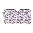 thumbnail image 7 of Picia Orchids Flowers Curved Windshield Sunshade Accordion Folding Style Auto Shade for Car Truck SUV Van Blocks UV Ray Sun Visor Protector -, 7 of 7