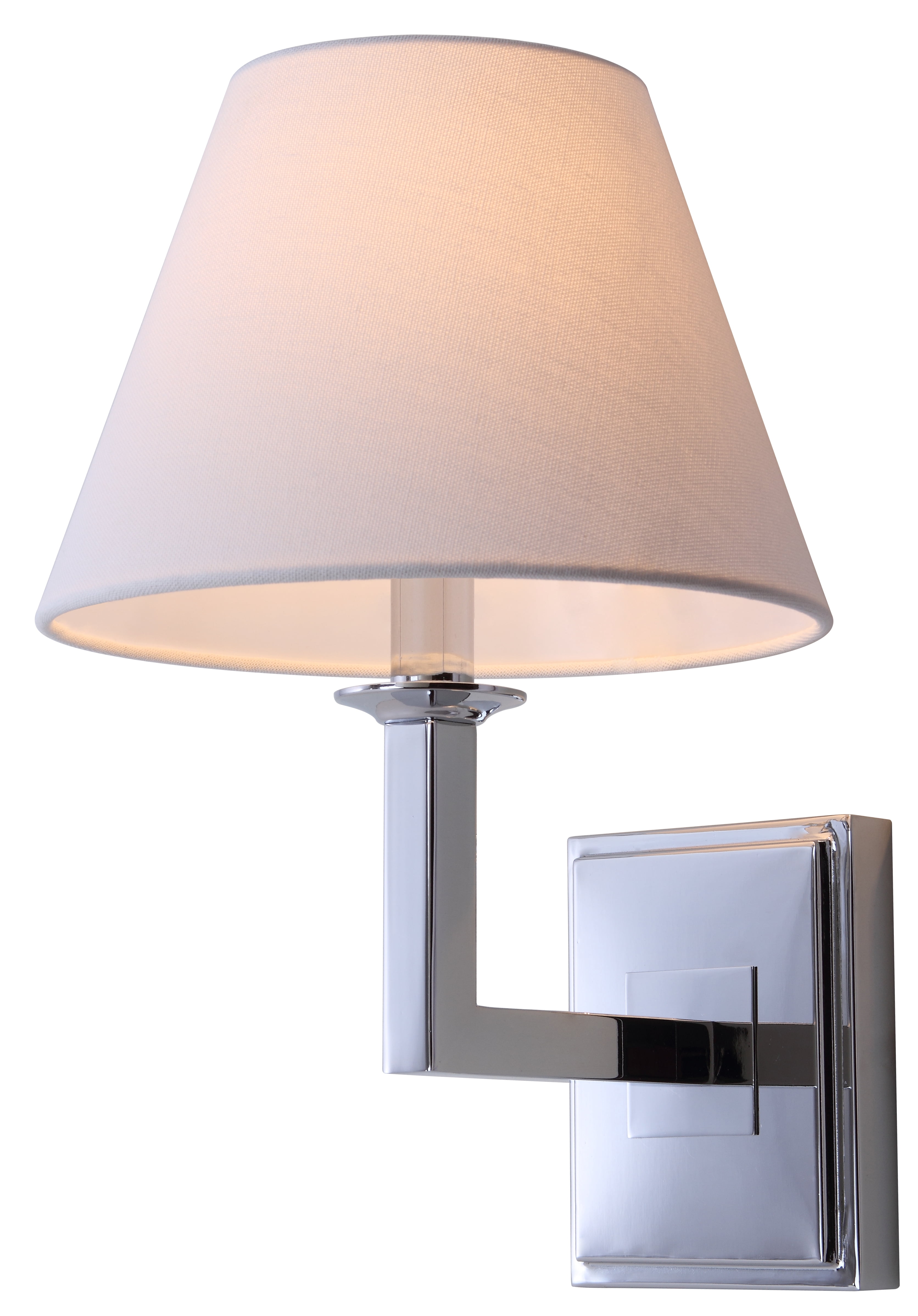 SAFAVIEH Pauline 14.5 in. High Wall Sconce, Chrome, Set of 2