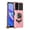Rose Gold, variant on Xpression Phone Case For TCL K33 5G Hybrid Magnetic Car Mount Ring Kickstand Stand Holder Full-Body Armor Protective [Military Grade] Cover, Rose Gold