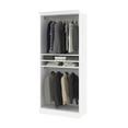 thumbnail image 3 of Bestar Versatile 36"W Engineered Wood Closet Organizer in White, 3 of 11