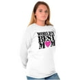 thumbnail image 4 of Worlds Best Mom Cool Mother's Day Women Plus Size Long Sleeve Graphic Tee Brisco Brands 3X, 4 of 5