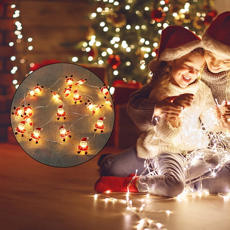 2M LED Strip Light 20 Leds Snowflake Merry Christmas Tree Decoration Xmas Gifts 