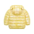 thumbnail image 7 of XBASW 1-5T Toddler Dazzle Color Winter Jacket Baby Hooded down Cotton Coat Jacket for Girls Boys Padded Puffer Warm Outerwear, 7 of 7