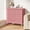 Pink, variant on Cozy Home Green 3 Drawer Dresser Set of 2, Painted Tall Wood Nightstand with Storage, for Bedroom Hallway Living Room Entryway Office