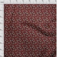 thumbnail image 3 of oneOone Cotton Poplin Fabric Leaves & Floral Block Decor Fabric Printed BTY 56 Inch Wide, 3 of 4