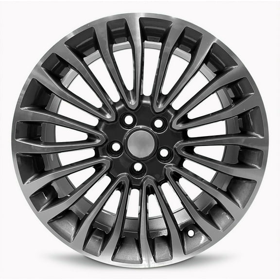 New Aluminum Wheel Rim for 2017-2018 ford Fusion 18 in 5 Lug Gunmetal Fits R18 Tire Direct Fit