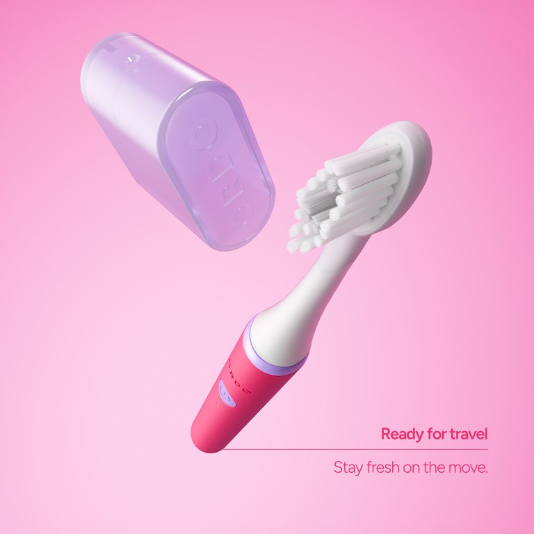 Ordo Sonic Edge Rechargeable Toothbrush - Paradise Pink - Walmart.com