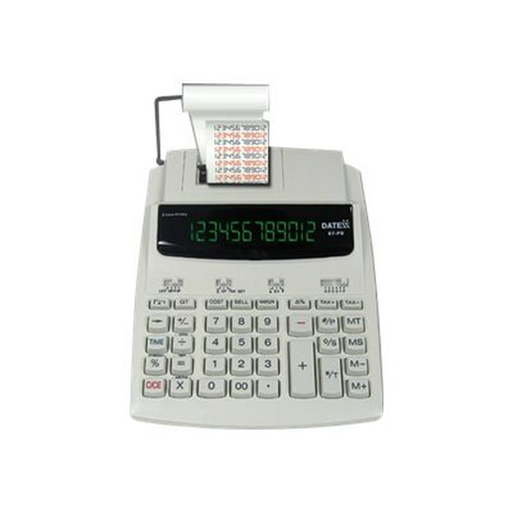 Datexx 87 PD Printing Calculator LCD 12 Digits Walmart  datexx-87-pd-printing-calculator-lcd-12-digits-walmart