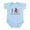 Sky Blue, variant on CafePress - I Heart Nurses Infant Bodysuit - Baby Light Bodysuit, Size Newborn - 24 Months