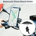 thumbnail image 2 of Soporte para teléfono de motocicleta Unique Bargains para montar en el espejo retrovisor, compatible con teléfonos de 4.7 a 7.2 pulgadas, 1 juego, 2 of 7