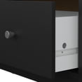 thumbnail image 4 of Tvilum Studio 3-Piece Bedroom Set - 6 Drawer Double Dresser And Nightstand Set Of 2, Black, 4 of 11