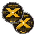 thumbnail image 1 of Hoja de sierra ANGELSWORD de 10" 40T y 60T, paquete de 2 para madera, 1 of 7