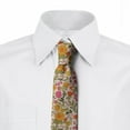 thumbnail image 3 of Necktie, Spring Theme Flowers Birds, 3.7", Apricot Multicolor, by Ambesonne, 3 of 4