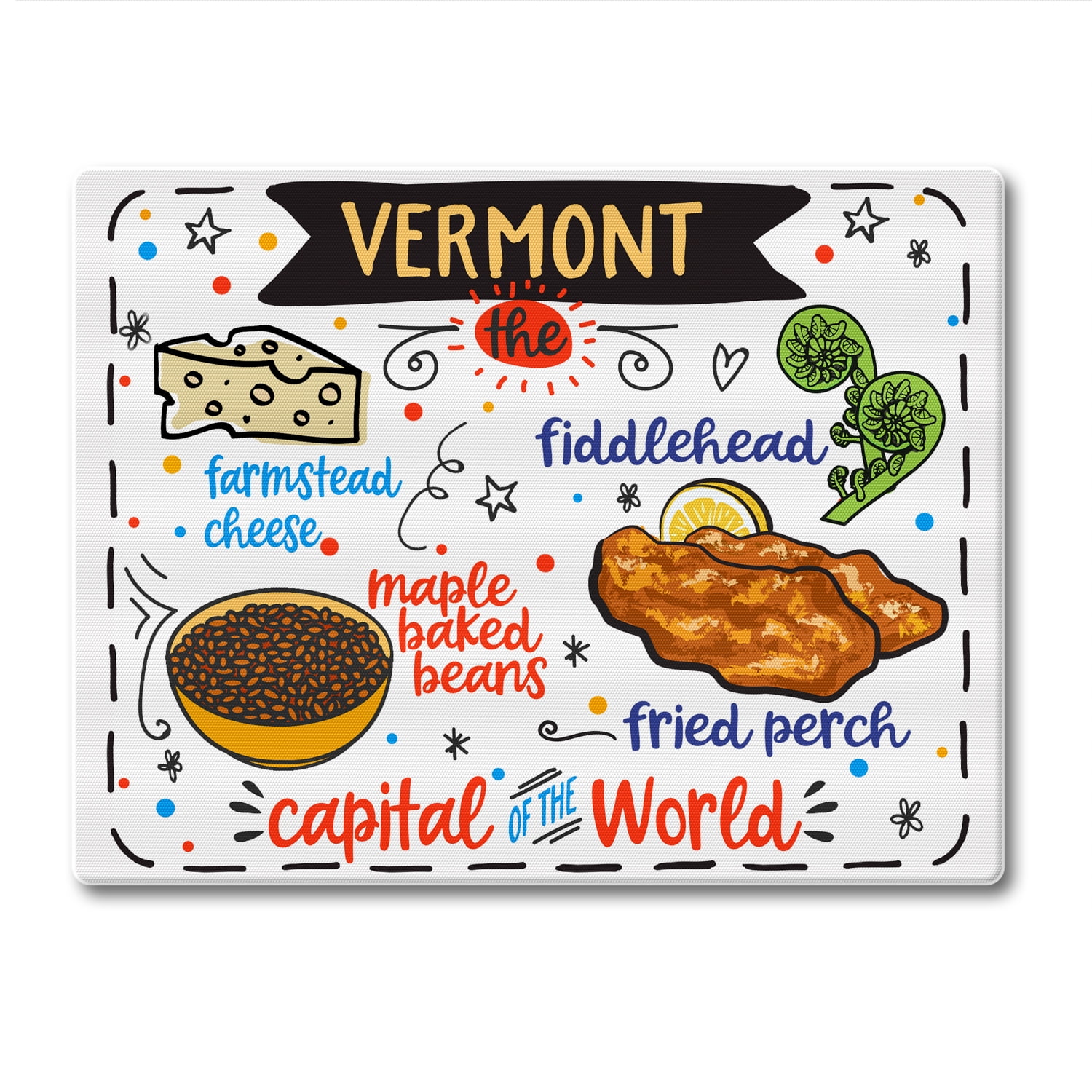 Counterart Vermont State Foods Tempered Glass Counter Saver Cutting Board Walmart Com Walmart Com