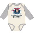 thumbnail image 3 of Inktastic Grandma and Grandpa Love Me Boys Boys or Girls Long Sleeve Baby Bodysuit, 3 of 5