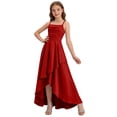 thumbnail image 4 of ATOGUTA Girls Dresses Sleeveless Formal Pageant Prom Party Special Occasion Dresses Size 5T-14. Red, 4 of 6