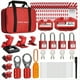 thumbnail image 1 of Kit de Bloqueo y Etiquetado, Kit de Bloqueo y Etiquetado Eléctrico, Candados LotoSafety de 4 Llaves Diferentes, Cerrojos, Bloqueo de Enchufe, Abrazadera, 1 of 6