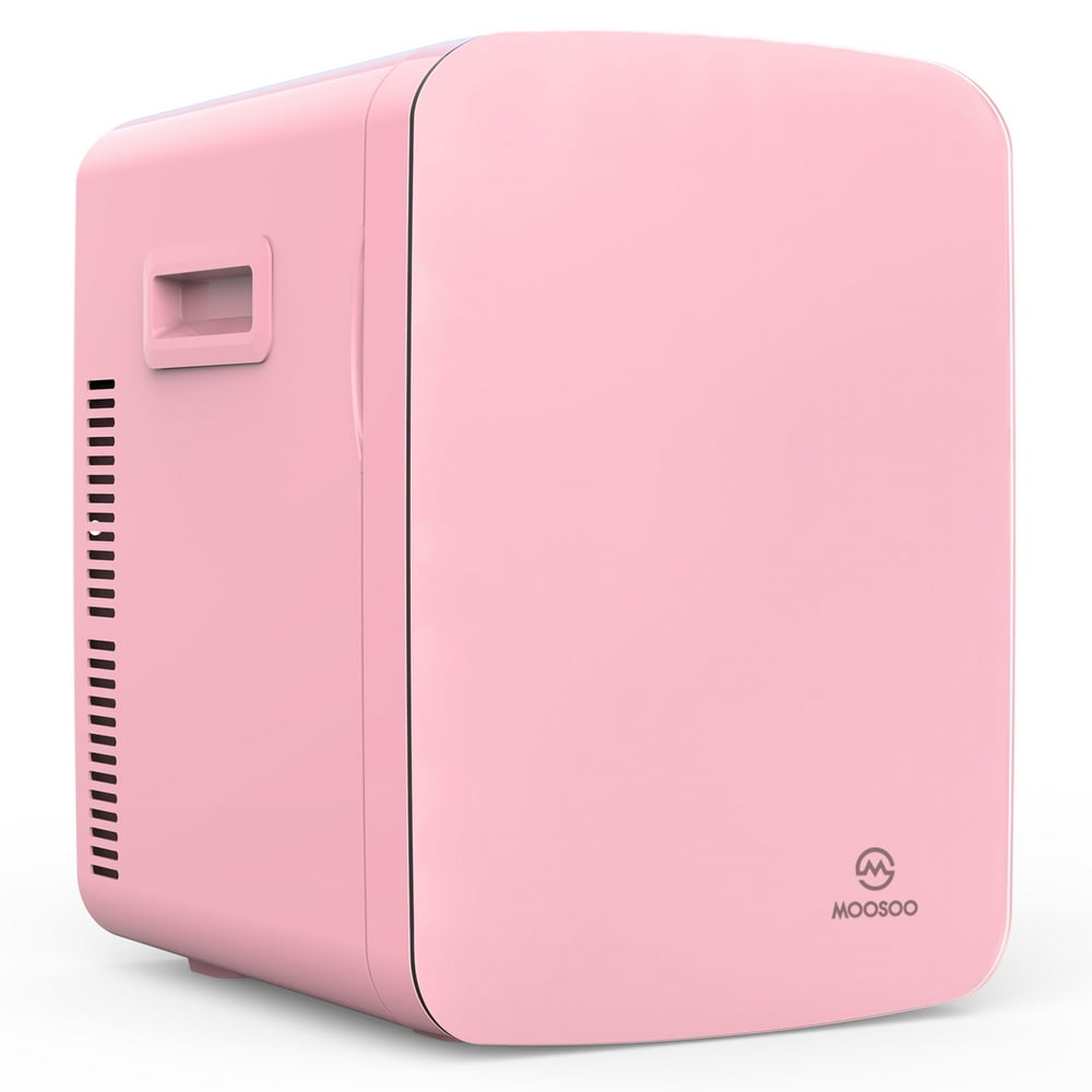 MOOSOO 15L Portable Skincare Fridge Mini Fridge for Bedroom, Cosmetics