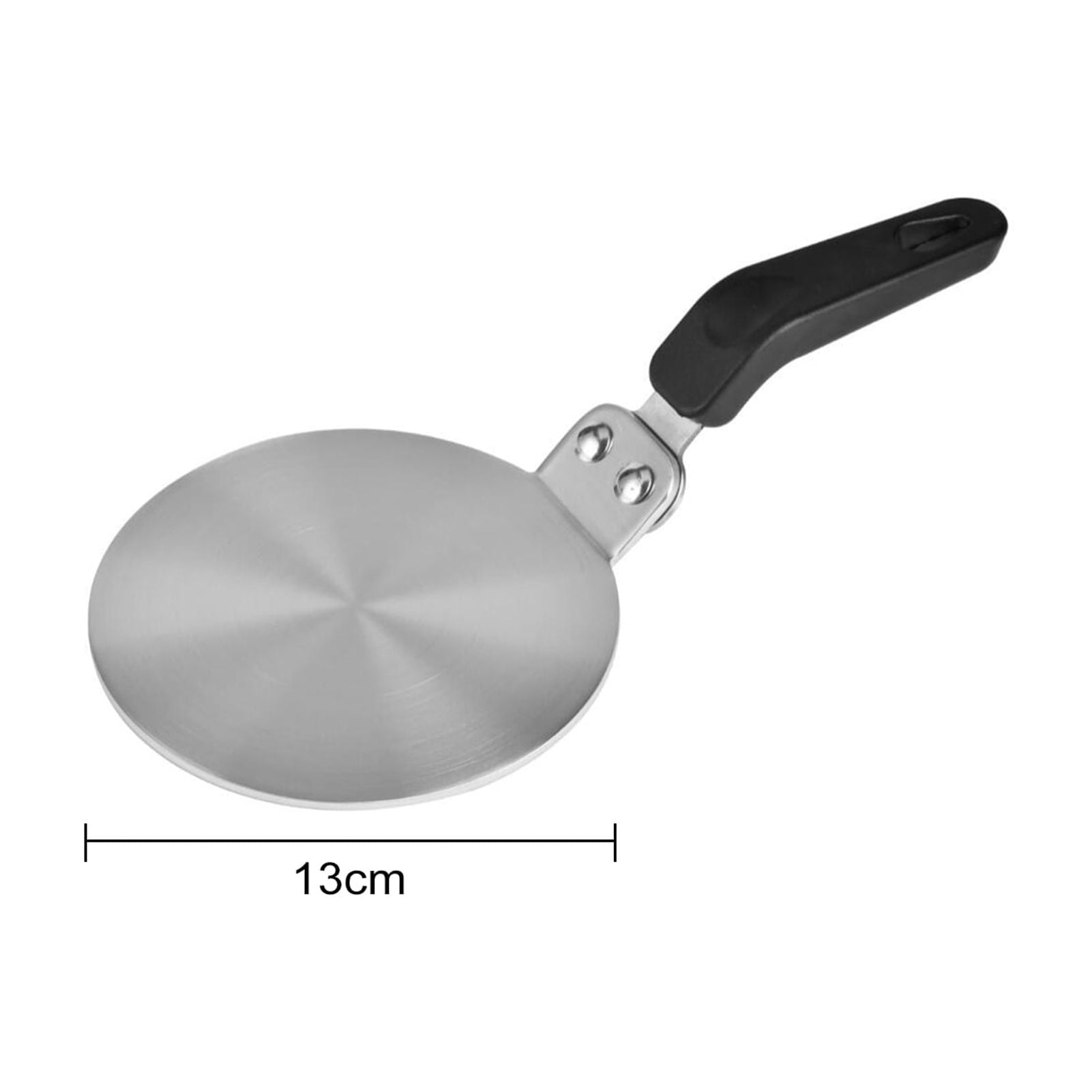 Homelife Gas Stove Heat Diffuser Plate 5.1/7.8 Inch Round Thermal Conductive Induction Adapter with Anti-Scalding Handle for Even Heat Distribution Cookware Protector Unfreeze Chocolate Brewing