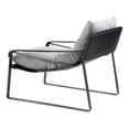 thumbnail image 2 of Moe's Home Collection Connor Polyester Fabric Club Accent Chair in Gray, 2 of 9