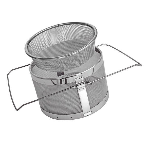 Heavy Duty Honeys Filter Double Layer Stainless Steel Strainer For Professional Apiaries Efficient Straining Quick Cleaning