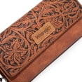 thumbnail image 4 of Cartera Montana West Wrangler Tooling Brown para mujer, 4 of 6