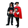 thumbnail image 2 of Three Musketeer Blue Tunic Costume Adult Standard, 2 of 2