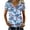Light Blue(American Flag Stars), variant on Iaqnaocc 4th Of July Womens Summer Tops Patriotic Short Sleeve V Neck 250 Anniversary Usa Flag American Flag American Flag Stars Striped Tee Shirts Independence Day 1776 Tee Tops Red XXL