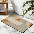 thumbnail image 2 of Transform Your Home with Boho Small Rug - Soft & Ultra-Thin Non-Slip Kitchen Rugs - Washable Entryway Indoor Door Mat with Geometric Modern Bohemia Design for Bathroom, Bedroom, Office, 20x32 inch, 2 of 5