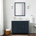thumbnail image 2 of Ove Decors Tahoe III 42 in W x 21 in D Midnight Blue Single Sink Bathroom Vanity with Engineered Marble Countertop and Mirror, 2 of 19