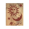 thumbnail image 2 of Celestial Sun Moon Stars Ouija Board Stencil Template Reusable 8.5 x 11 for Painting on Walls, Wood, Etc. By Stencilville, 2 of 2