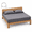 Deep Grey-Full, variant on Grounding Sheets Deep Pocket 12% Fiber And 88%ton Fitted Earth Grounded Bed For Improved Sleep (deep Grey - 39"x75"x15")
