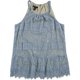 thumbnail image 2 of Alfani Top de blusa halter de encaje para mujer, azul, 10 Alfani Cabestro, 2 of 2
