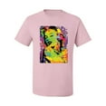 thumbnail image 2 of Wild Bobby, Colorful Woman Marilyn Monroe Pop Culture Men's Graphic T-Shirt, Light Pink, 2XL, 2 of 3