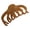 Light Coffee, variant on batmeuy Women Hair Claw Large Size Hair Clip Plastic Gripper Style Back Head Hair Clamp Updos Styling Tool Hair Accessory