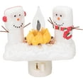 thumbnail image 2 of Christmas Gnome Snowman Campfire Flickering Night Light - Realistic Flickering Nightlight - 120V Plug-in Wall - Novelty Lighting for Indoor Party Decor Festival Gifts for Family, Friends, 2 of 3