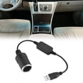 thumbnail image 4 of EIGTHTAIL USB Port To Car Cigarette Lighter Socket USB Port To 12V Car Cigarette Lighter Socket Female Converter Adapter Cord USB To Car Cigarette Lighter, 4 of 8
